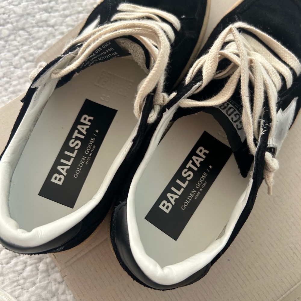 Golden Goose Ball Star Low Top Suede Sneaker - Size 38 (US 7) Like NEW - Picture 4 of 10